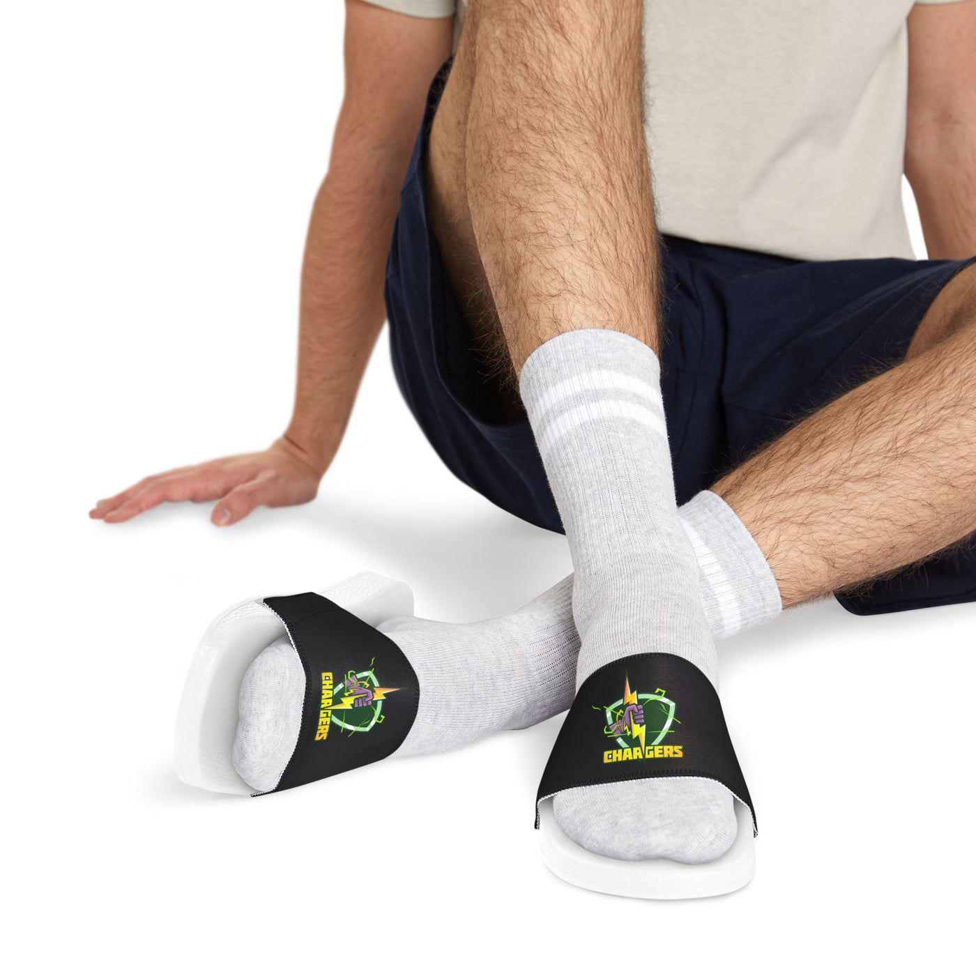 Chargers Men's Removable-Strap Sandals