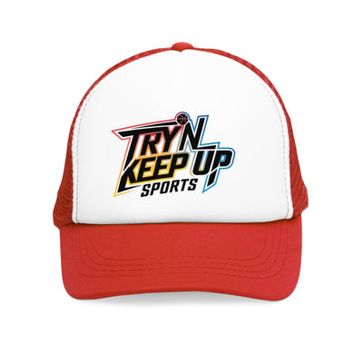 Active Sports Mesh Cap - 'Tryn Keep Up' Trucker Hat for Sports Enthusiasts