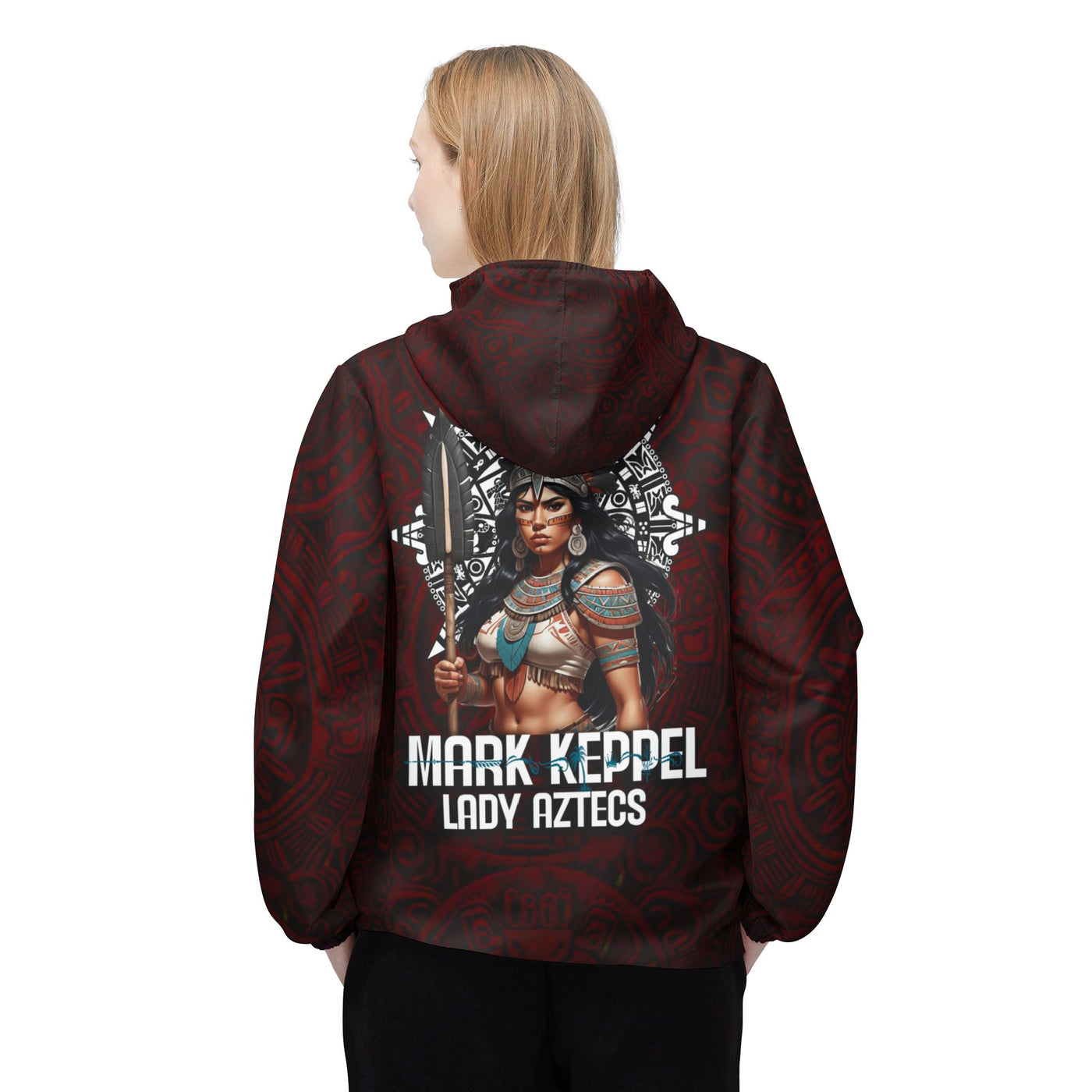 Aztec-Inspired Windbreaker Jacket - Mark Keppel Design