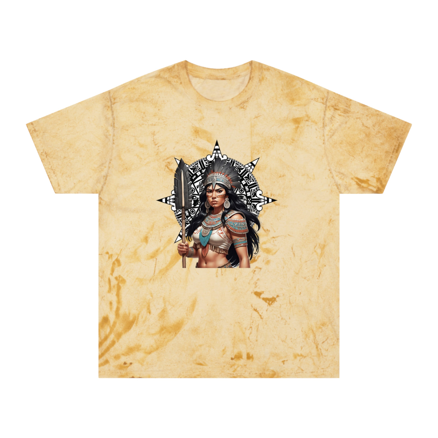 Vibrant Warrior Unisex Color Blast T-Shirt - Bold Statement Tee