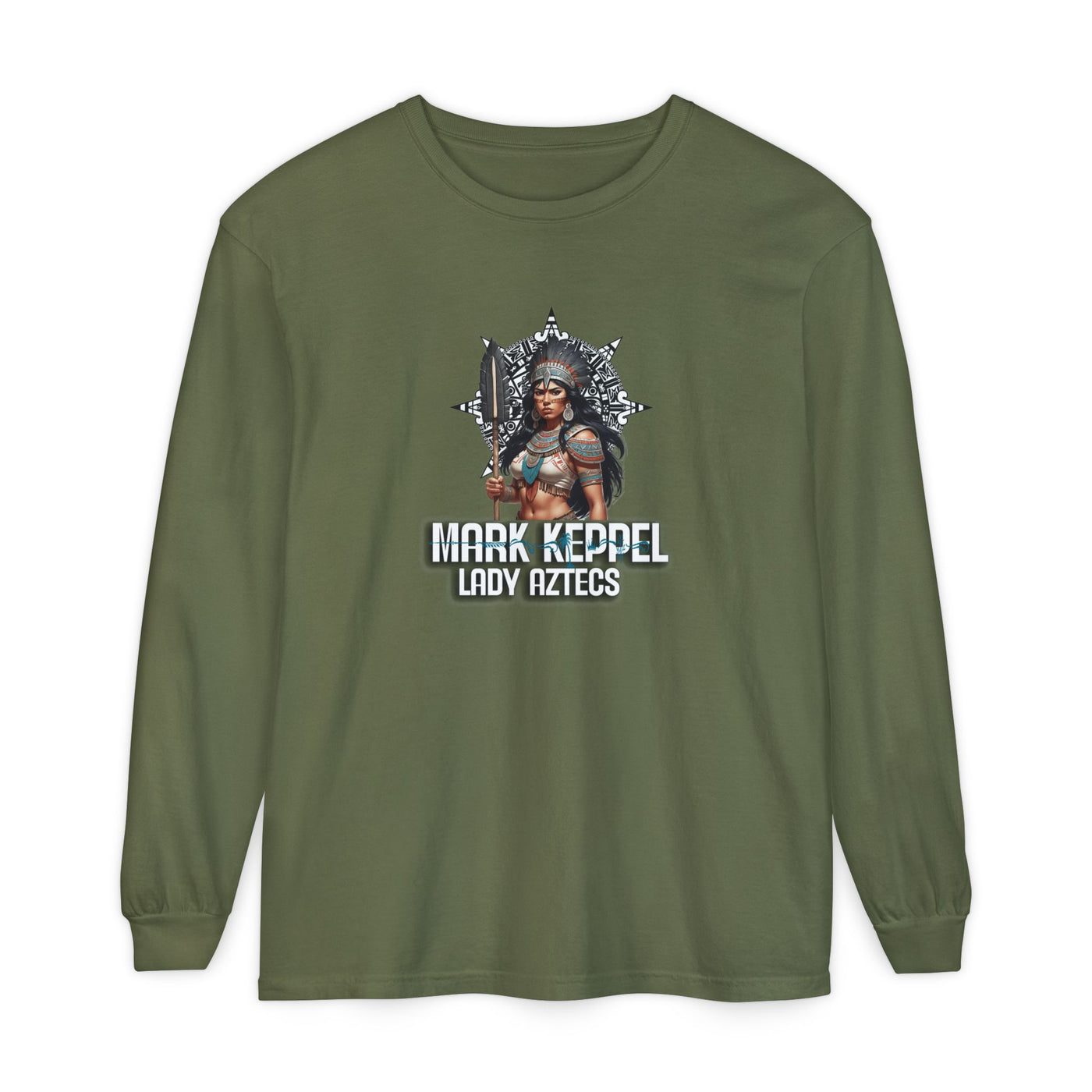 Mark Keppel Lady Aztecs Unisex Garment-Dyed Long Sleeve T-Shirt