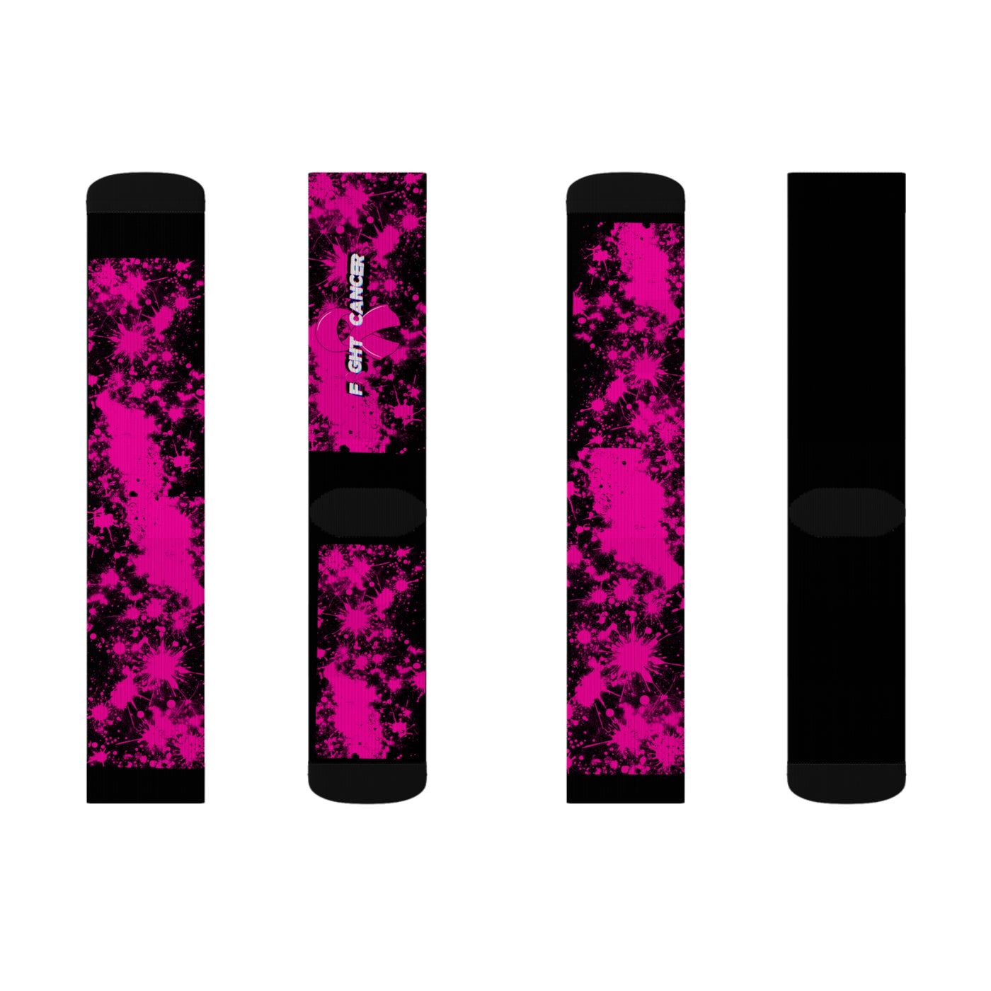 Fight Cancer Sublimation Socks