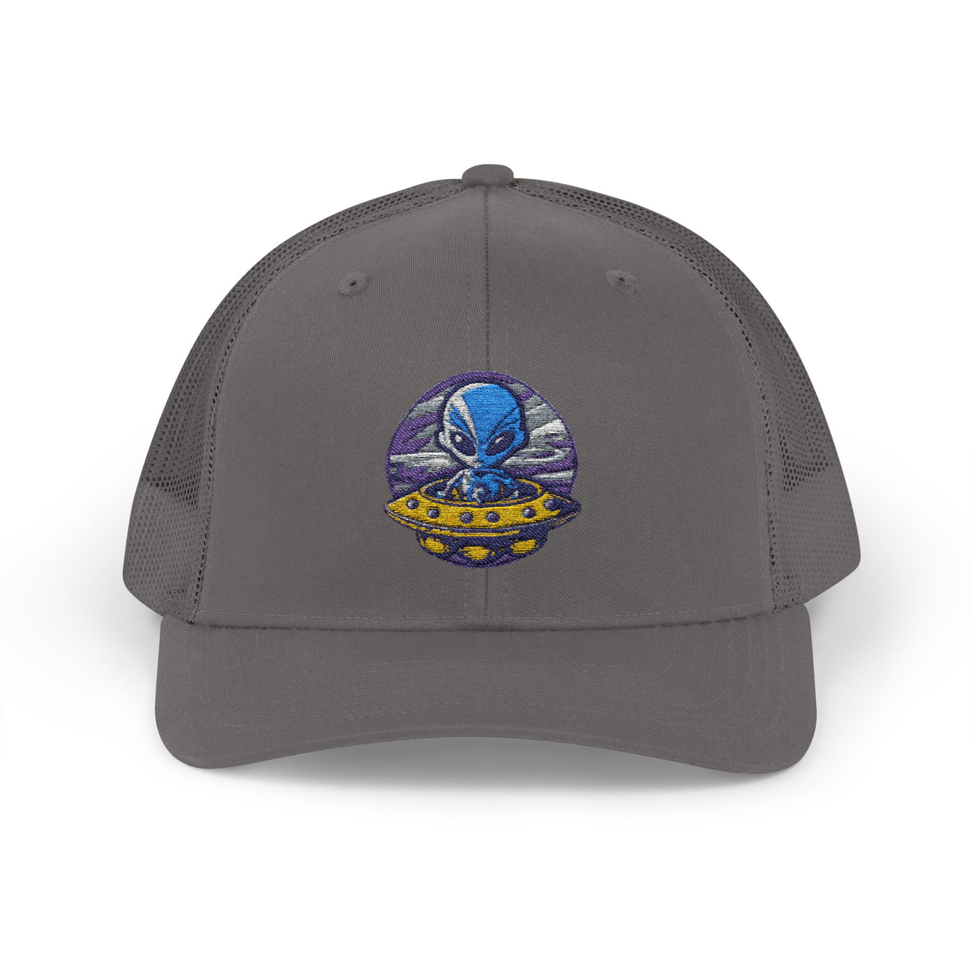 Alien UFO Snapback Trucker Cap - Fun & Trendy Hat for Sci-Fi Lovers