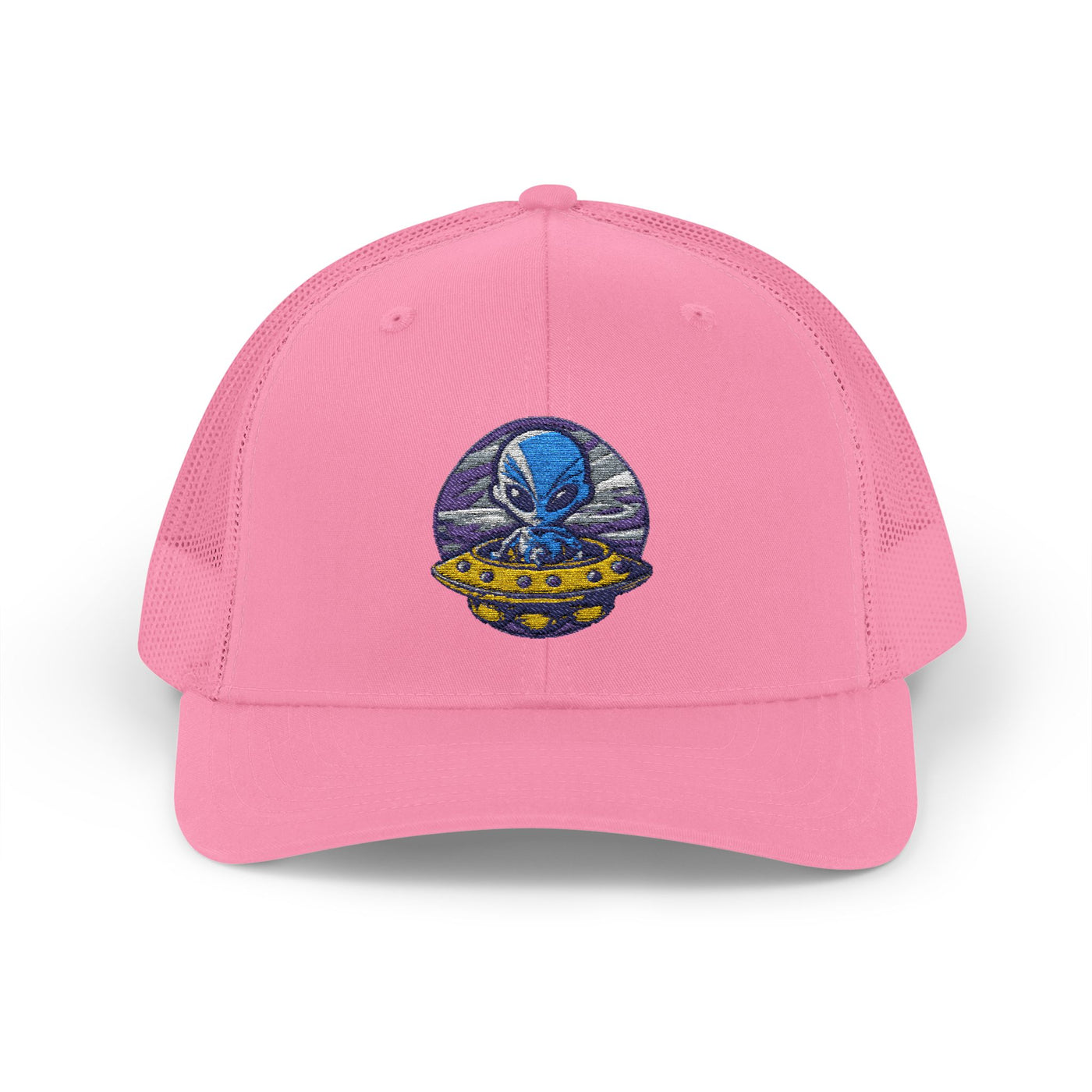 Alien UFO Snapback Trucker Cap - Fun & Trendy Hat for Sci-Fi Lovers