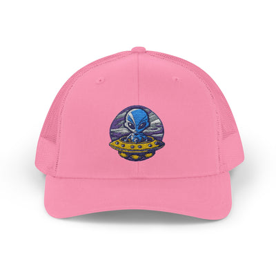 Alien UFO Snapback Trucker Cap - Fun & Trendy Hat for Sci-Fi Lovers