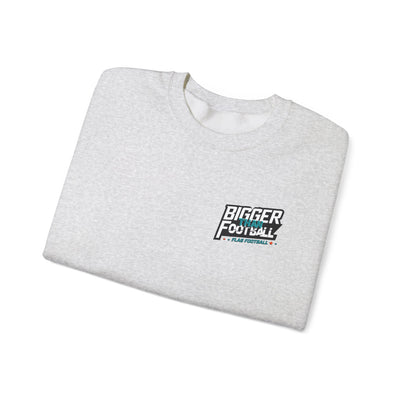 Bigger Football Unisex Heavy Blend Crewneck Sweatshirt