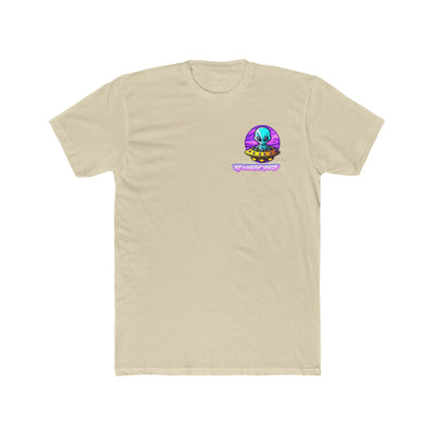 Unisex Cotton Crew Tee - Alien Encounter Graphic T-shirt