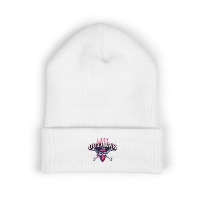Lady Outlaws Embroidered Cuffed Beanie - Cozy Fashion for Adventurers