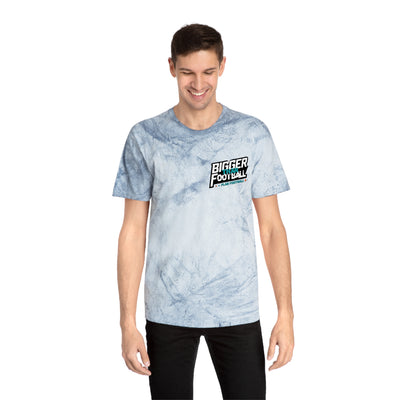 Bigger Football Unisex Tie-Dye T-Shirt - Color Blast Style