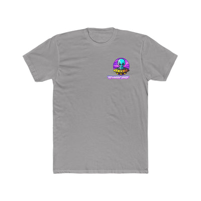Unisex Cotton Crew Tee - Alien Encounter Graphic T-shirt