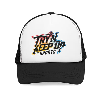Active Sports Mesh Cap - 'Tryn Keep Up' Trucker Hat for Sports Enthusiasts
