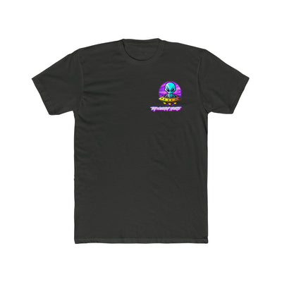 Unisex Cotton Crew Tee - Alien Encounter Graphic T-shirt