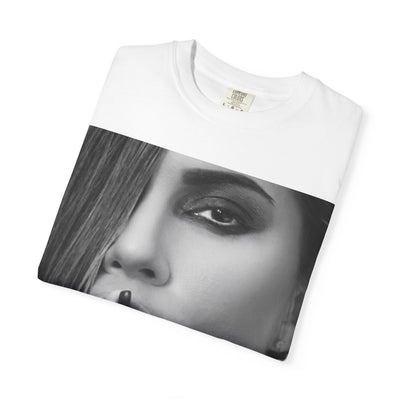 Courtnay Unisex Shhh Graphic T-shirt | Trendy Black and White Design