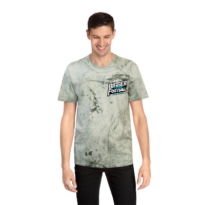 Bigger Football Unisex Tie-Dye T-Shirt - Color Blast Style