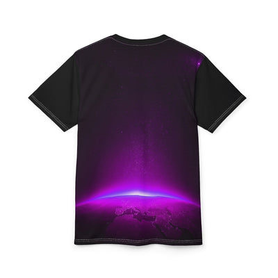 Cosmic Alien Unisex Cut & Sew Tee - Perfect for Sci-Fi Lovers
