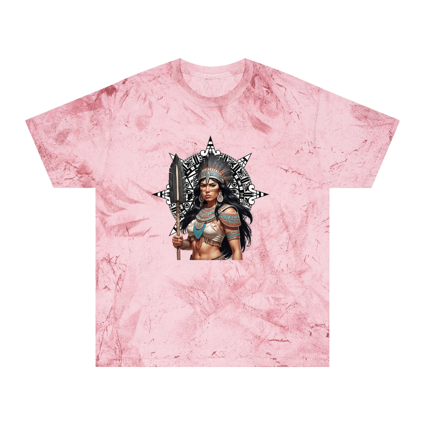 Vibrant Warrior Unisex Color Blast T-Shirt - Bold Statement Tee