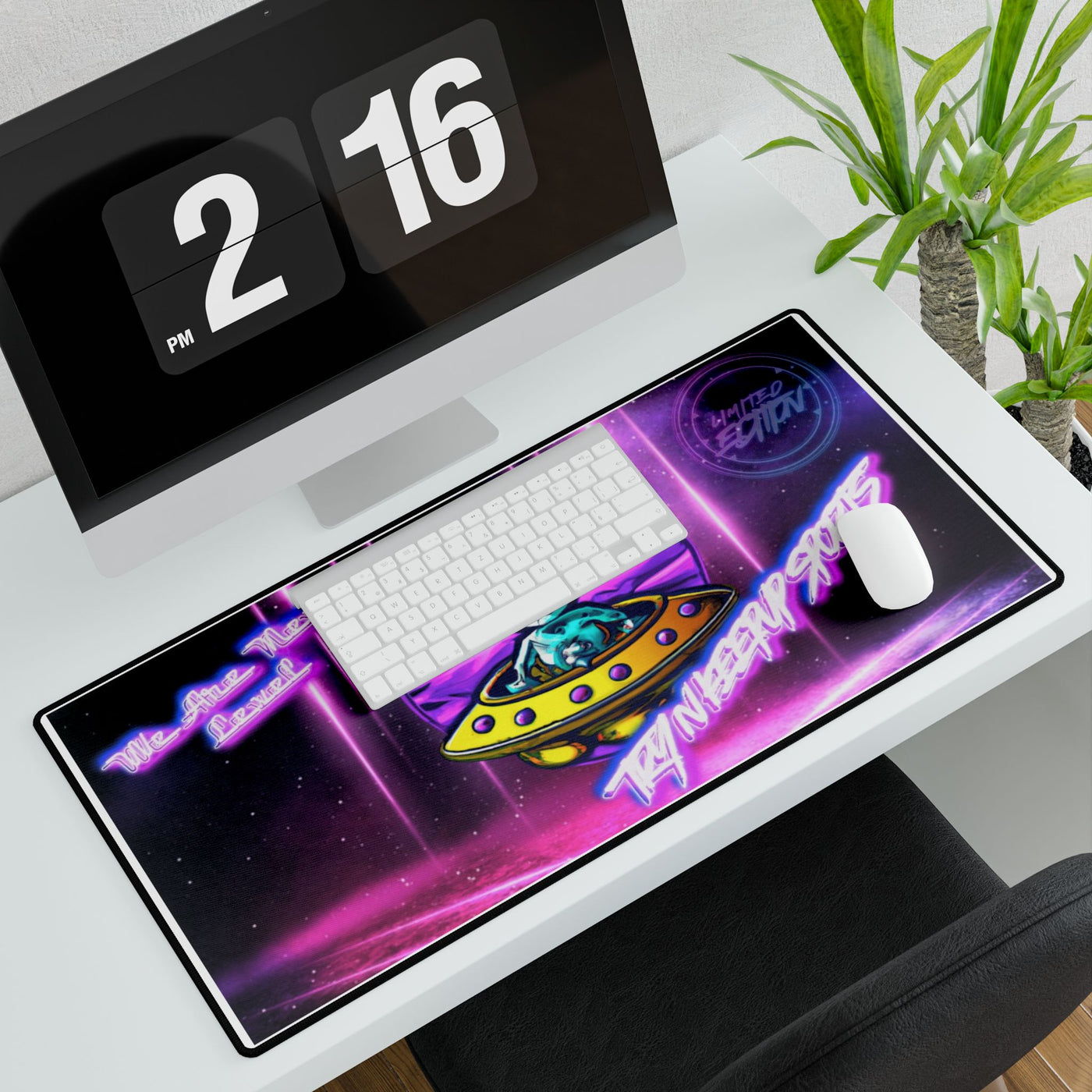 Limited Edition Alien Desk Mat - We Are Next Level