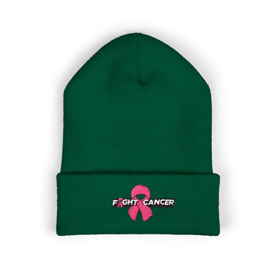 Pink Ribbon Classic Cuffed Beanie