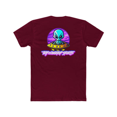 Unisex Cotton Crew Tee - Alien Encounter Graphic T-shirt