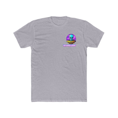 Unisex Cotton Crew Tee - Alien Encounter Graphic T-shirt