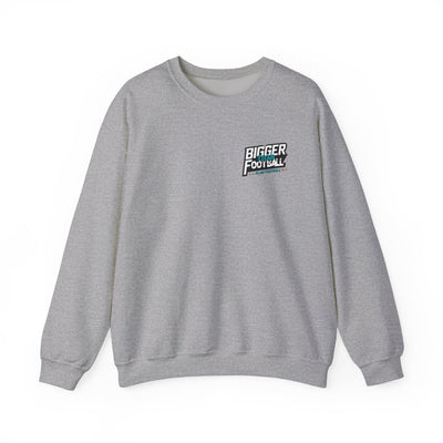 Bigger Football Unisex Heavy Blend Crewneck Sweatshirt