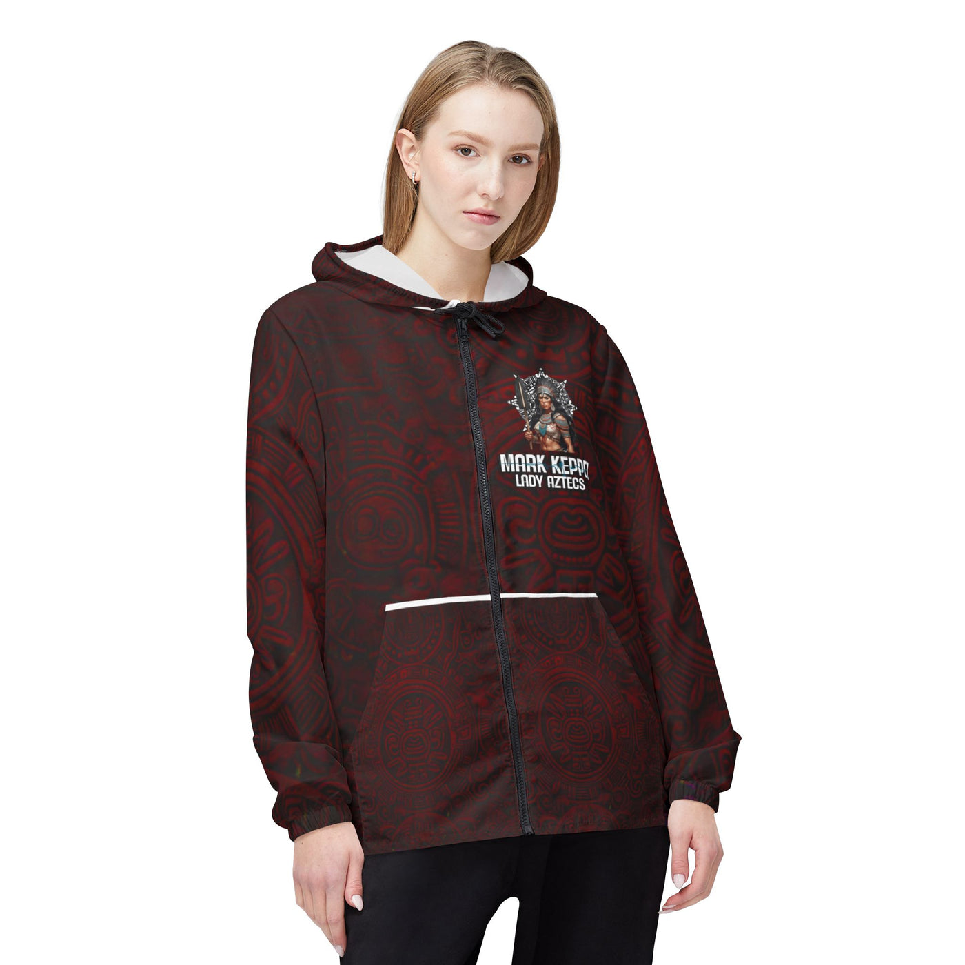 Aztec-Inspired Windbreaker Jacket - Mark Keppel Design