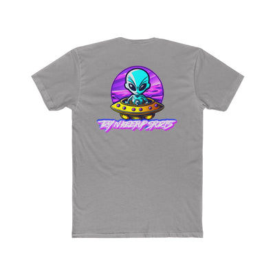Unisex Cotton Crew Tee - Alien Encounter Graphic T-shirt