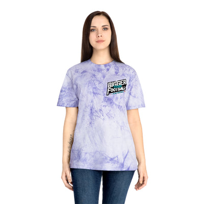 Bigger Football Unisex Tie-Dye T-Shirt - Color Blast Style