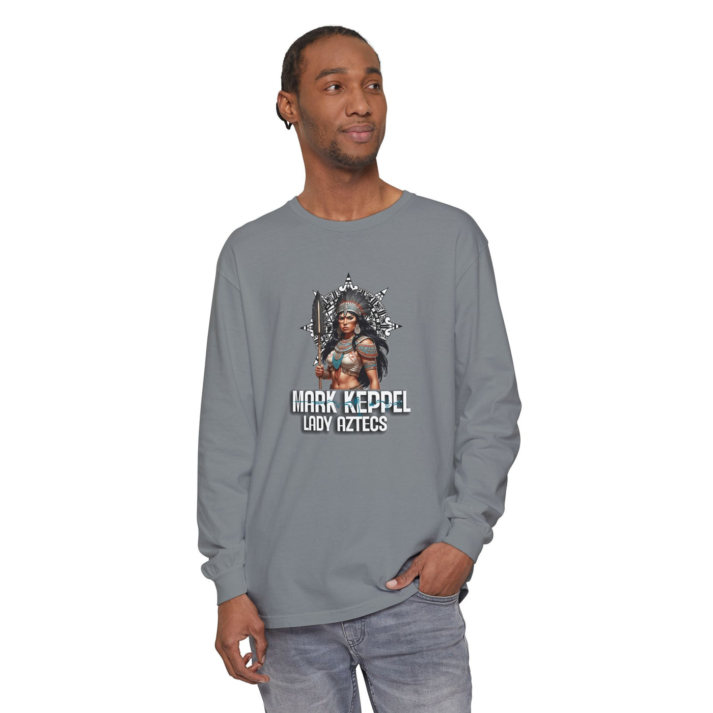 Mark Keppel Lady Aztecs Unisex Garment-Dyed Long Sleeve T-Shirt