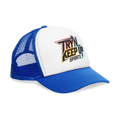 Active Sports Mesh Cap - 'Tryn Keep Up' Trucker Hat for Sports Enthusiasts