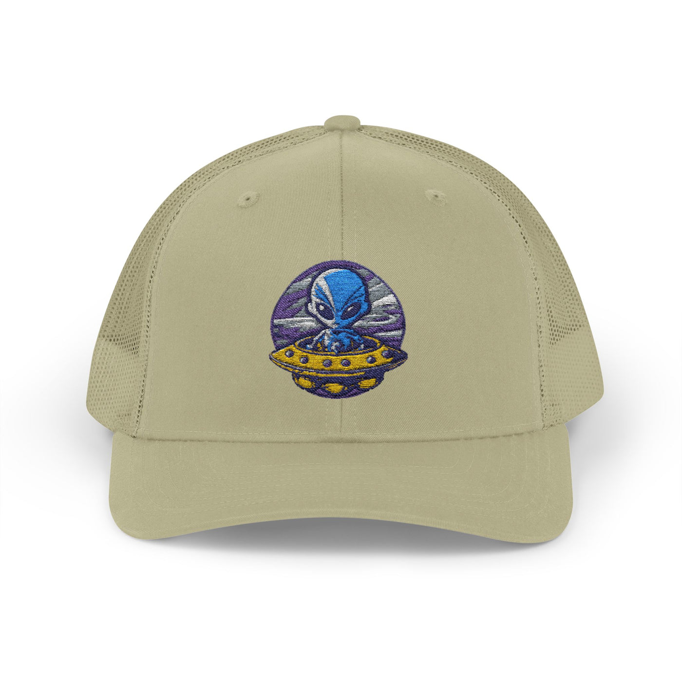 Alien UFO Snapback Trucker Cap - Fun & Trendy Hat for Sci-Fi Lovers