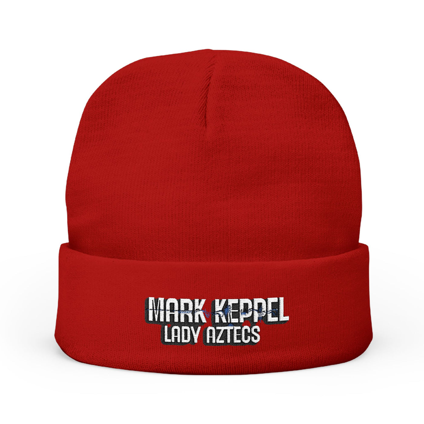 Lady Aztecs Knit Beanie (Embroidery)