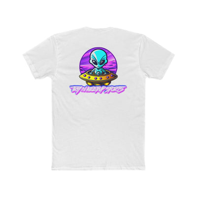 Unisex Cotton Crew Tee - Alien Encounter Graphic T-shirt