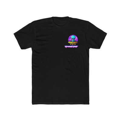 Unisex Cotton Crew Tee - Alien Encounter Graphic T-shirt