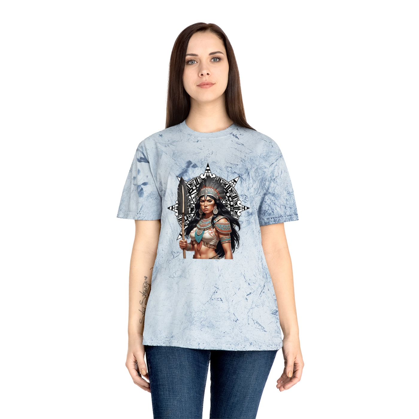 Vibrant Warrior Unisex Color Blast T-Shirt - Bold Statement Tee