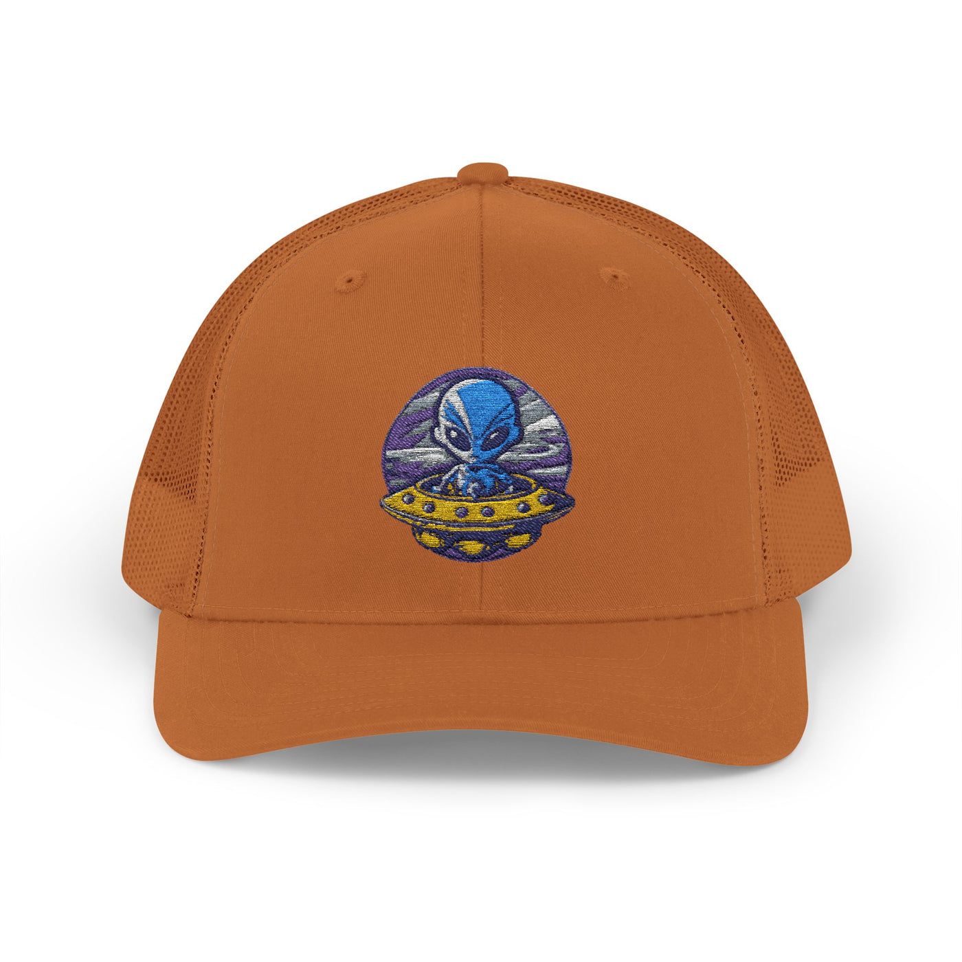 Alien UFO Snapback Trucker Cap - Fun & Trendy Hat for Sci-Fi Lovers
