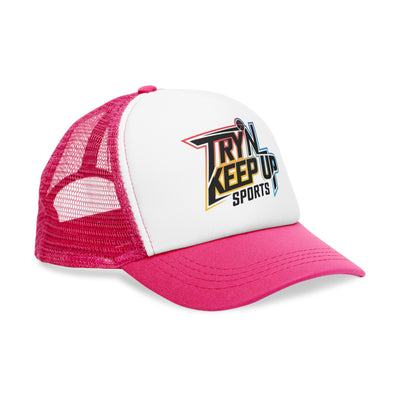 Active Sports Mesh Cap - 'Tryn Keep Up' Trucker Hat for Sports Enthusiasts