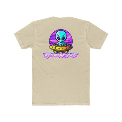 Unisex Cotton Crew Tee - Alien Encounter Graphic T-shirt