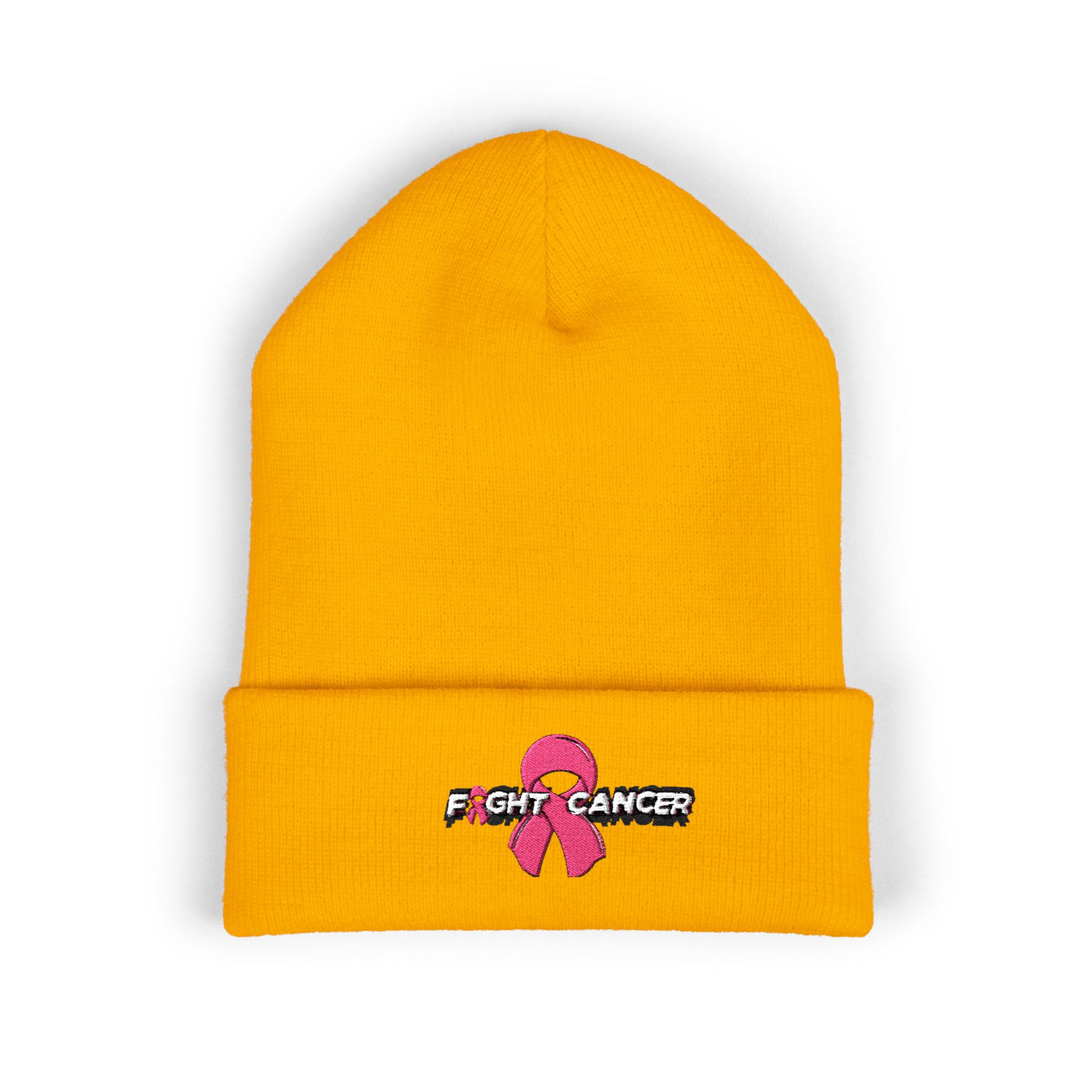 Pink Ribbon Classic Cuffed Beanie