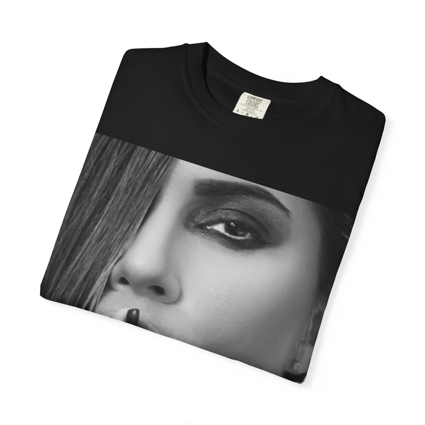 Courtnay Unisex Shhh Graphic T-shirt | Trendy Black and White Design