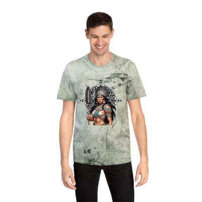 Vibrant Warrior Unisex Color Blast T-Shirt - Bold Statement Tee