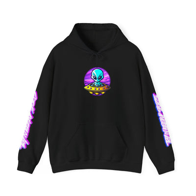 Retro Alien Graphic Hoodie - Unisex Heavy Blend™ Sweatshirt