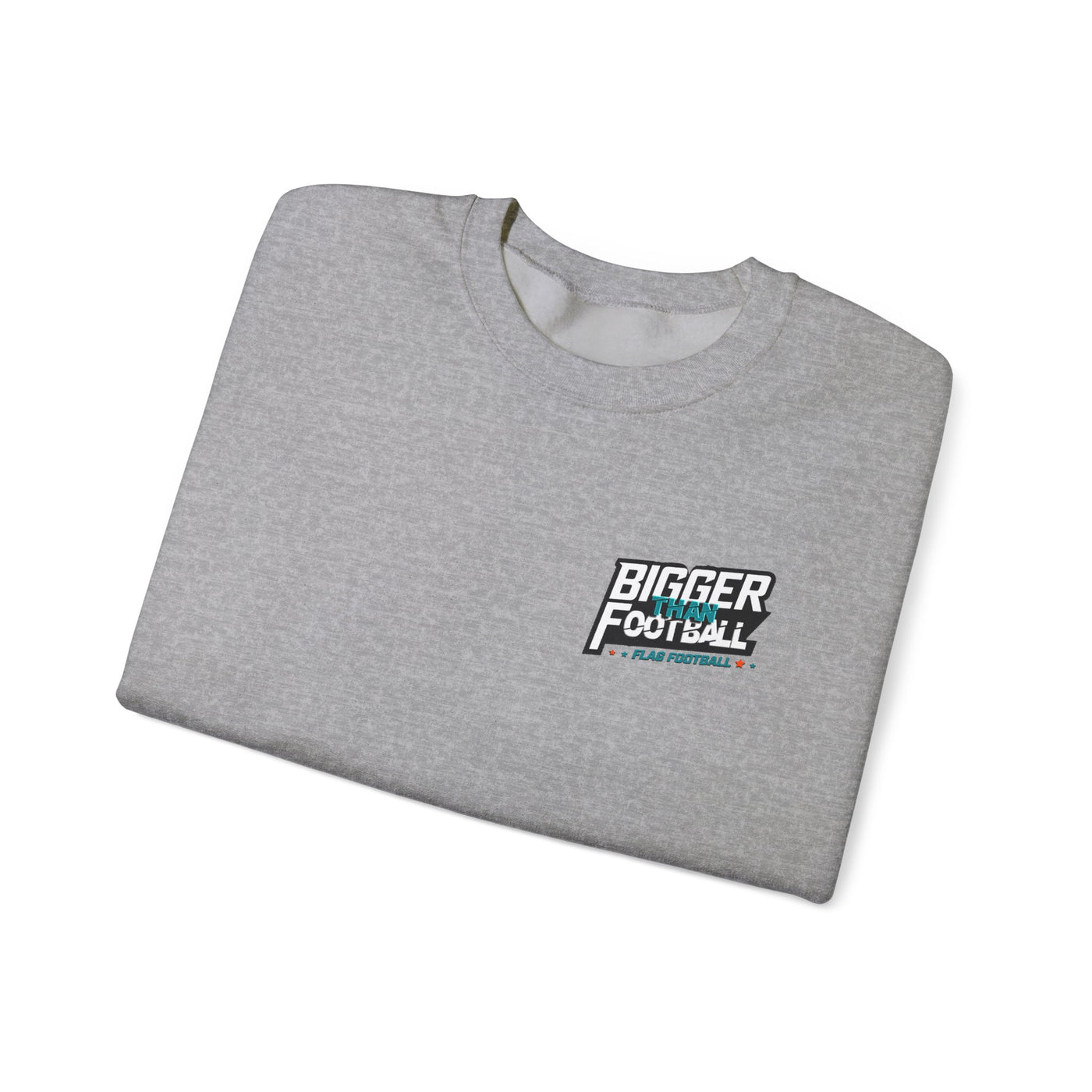 Bigger Football Unisex Heavy Blend Crewneck Sweatshirt