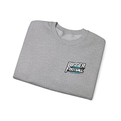 Bigger Football Unisex Heavy Blend Crewneck Sweatshirt