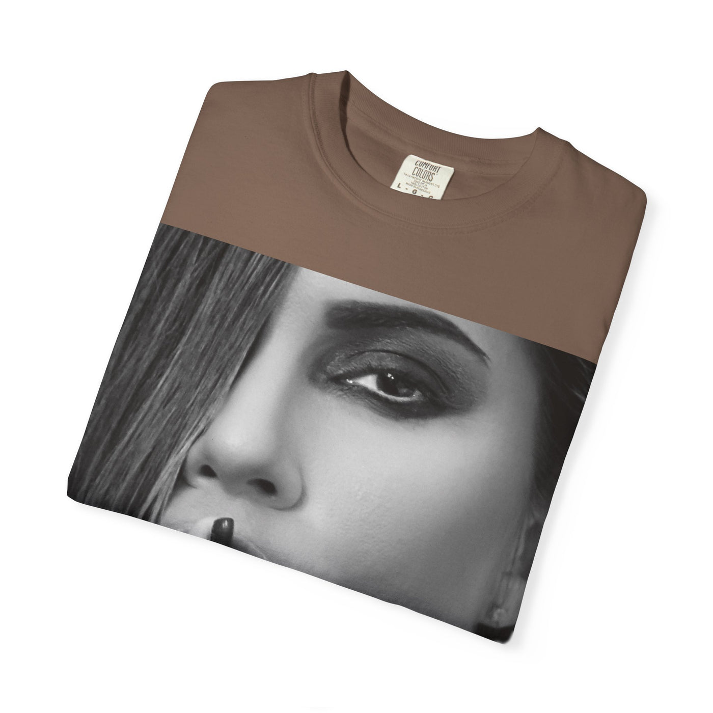 Courtnay Unisex Shhh Graphic T-shirt | Trendy Black and White Design