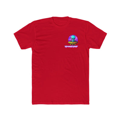 Unisex Cotton Crew Tee - Alien Encounter Graphic T-shirt
