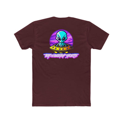 Unisex Cotton Crew Tee - Alien Encounter Graphic T-shirt