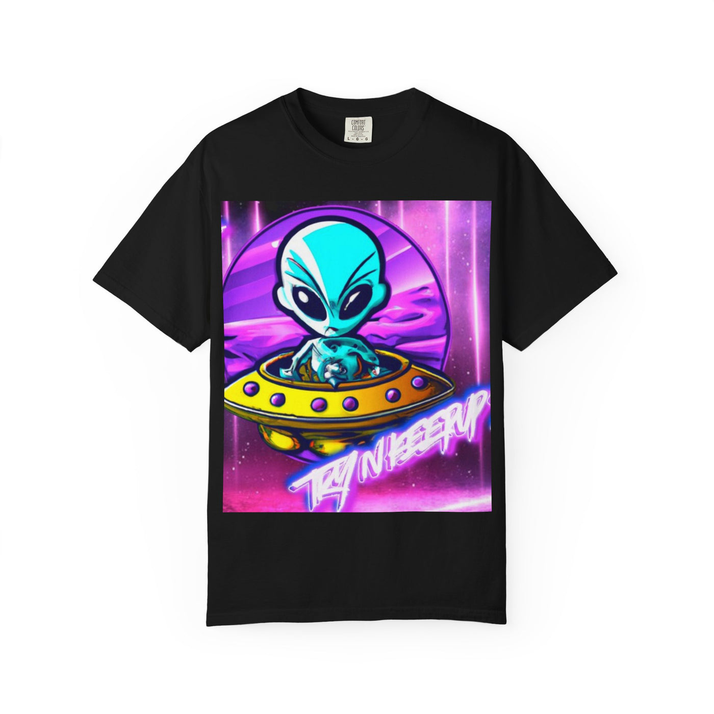 Retro Alien Graphic Unisex T-Shirt - Vintage Space Vibe