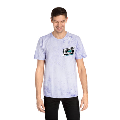Bigger Football Unisex Tie-Dye T-Shirt - Color Blast Style