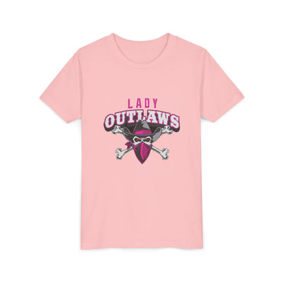 Lady Outlaws Youth Tee - Fun and Edgy Short Sleeve T-Shirt for Young Rebels
